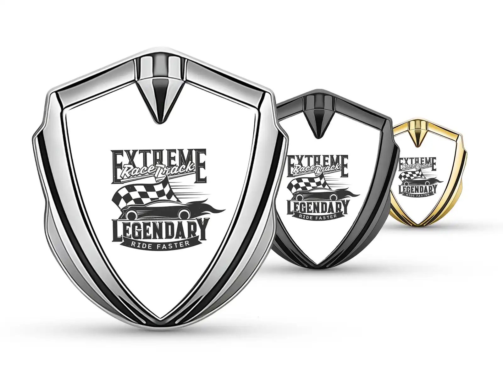Car Logo Badges Customizable Glossy Logo